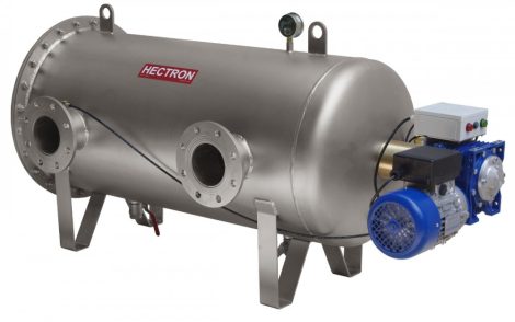 AG400 HECTRON automata szkenneres dobszűrő/előszűrő ivóvízre, kútvízre (DN200, 55-340m3/h, 1-500mikron)