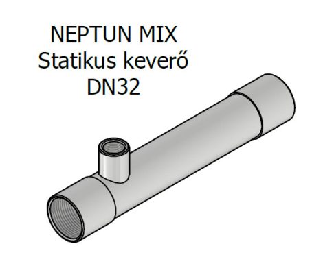 NEPTUN MIX STATIKUS keverő saválló (DN 32)